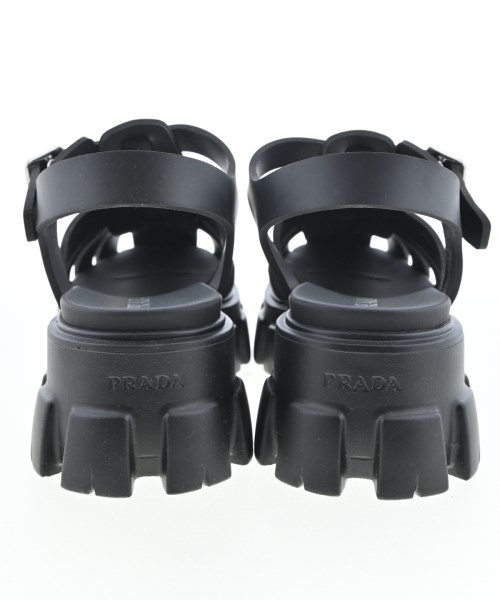 PRADA（プラダ）サンダル 黒 サイズ:7(26cm位) レディース/2200699114011