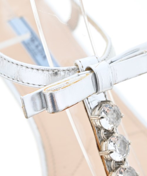 PRADA（プラダ）サンダル シルバー サイズ:EU39(25.5cm位) レディース/2200699201131
