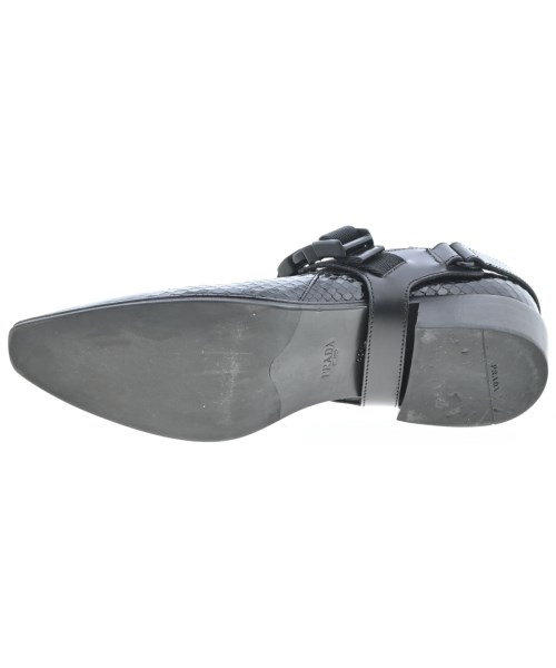 PRADA（プラダ）ドレスシューズ/ローファー 黒 サイズ:39 1/2(26cm位) レディース/2200699488044