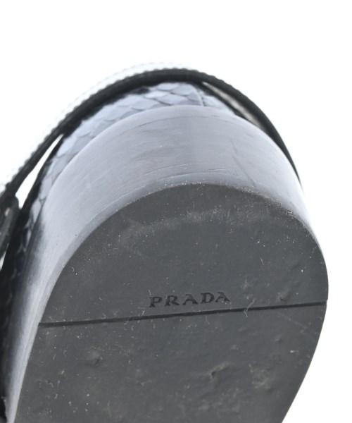PRADA（プラダ）ドレスシューズ/ローファー 黒 サイズ:39 1/2(26cm位) レディース/2200699488044