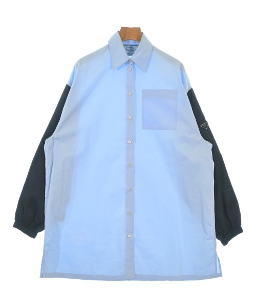 PRADA(プラダ)カジュアルシャツ 青 サイズ:36(XS位)/2200699743020