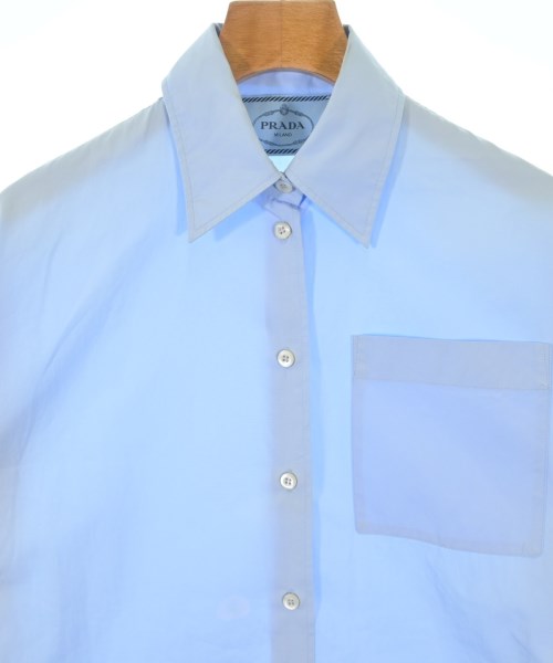PRADA（プラダ）カジュアルシャツ 青 サイズ:36(XS位) レディース/2200699743020