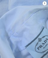 PRADA（プラダ）カジュアルシャツ 青 サイズ:36(XS位) レディース/2200699743020