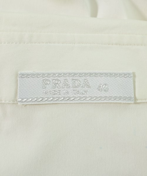 PRADA（プラダ）カジュアルシャツ 白 サイズ:40(M位) レディース/2200694592159
