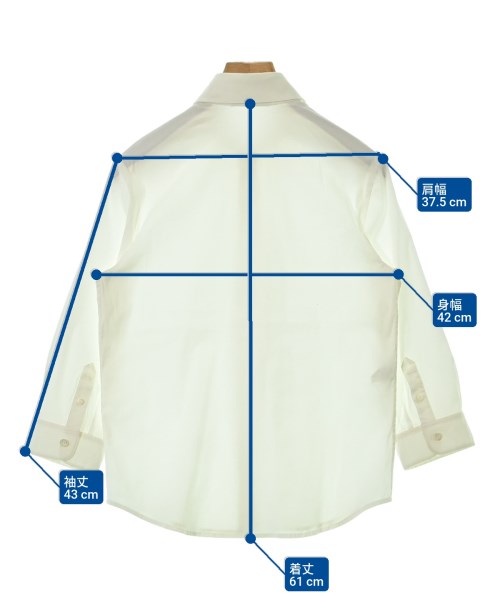 PRADA（プラダ）カジュアルシャツ 白 サイズ:40(M位) レディース/2200694592159