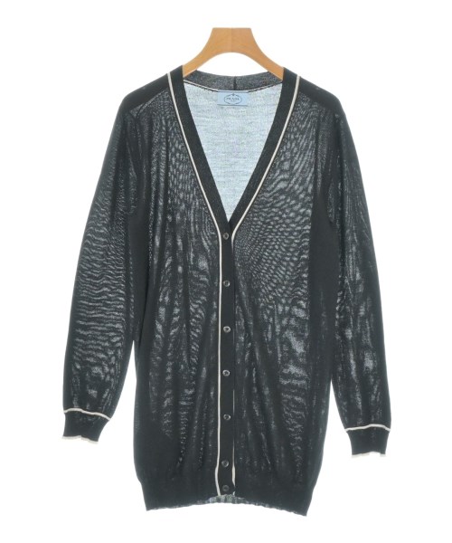 PRADA(プラダ)カーディガン 黒 サイズ:40(M位)/2200695310059