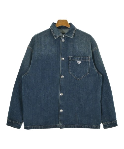 PRADA(プラダ)デニムジャケット 紺 サイズ:S/2200700182015