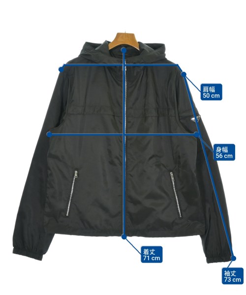 PRADA（プラダ）ブルゾン 黒 サイズ:58(XL位) メンズ/2200700297054
