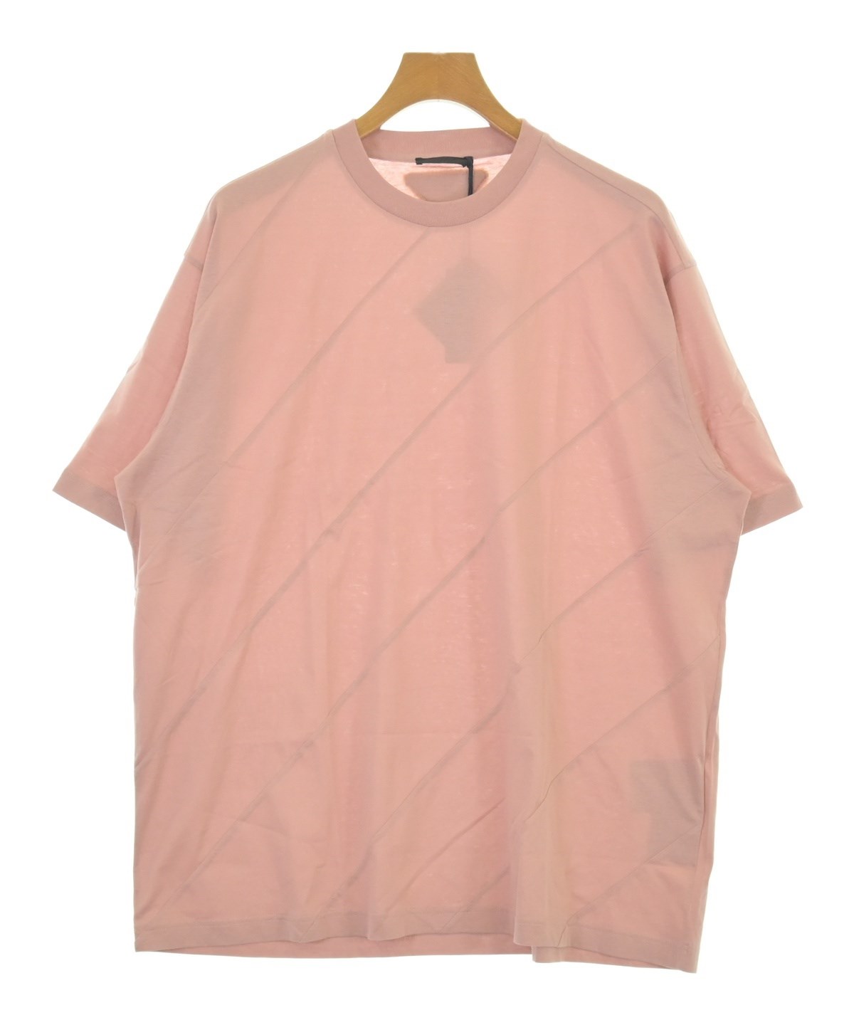 新品タグ付☆未使用保管品☆PRADAノベルティ☆Tシャツ☆ PRADA（プラダ）Tシャツ・カットソー ピンク サイズ:XS メンズ