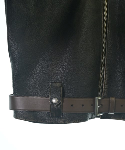 PRADA（プラダ）ライダース 茶 サイズ:38(S位) レディース/2200700604012