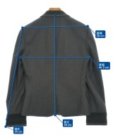 PRADA（プラダ）テーラードジャケット グレー サイズ:38(S位) レディース/2200701067052