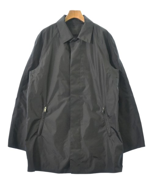 PRADA(プラダ)ステンカラーコート 黒 サイズ:50(XL位)/2200701147129
