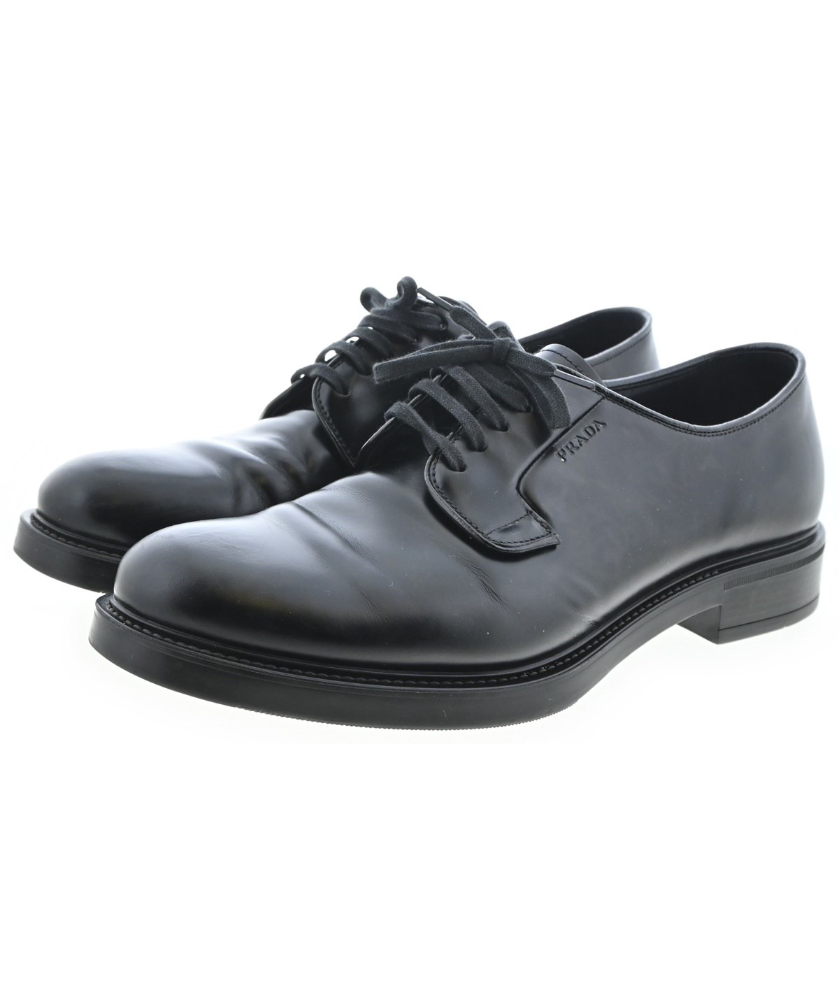 UK7 1/2 PRADA ブラック ドレスシューズ PRADA（プラダ）ビジネス・ドレスシューズ 黒 サイズ:UK7 1/2(26cm位