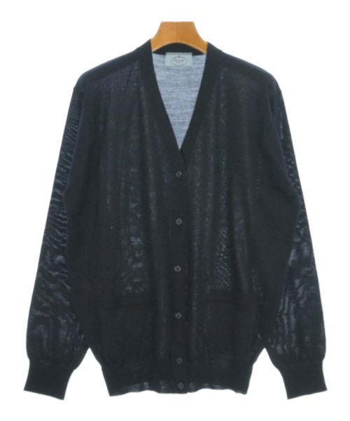 PRADA（プラダ）カーディガン 紺 サイズ:40(M位) レディース/2200701182069
