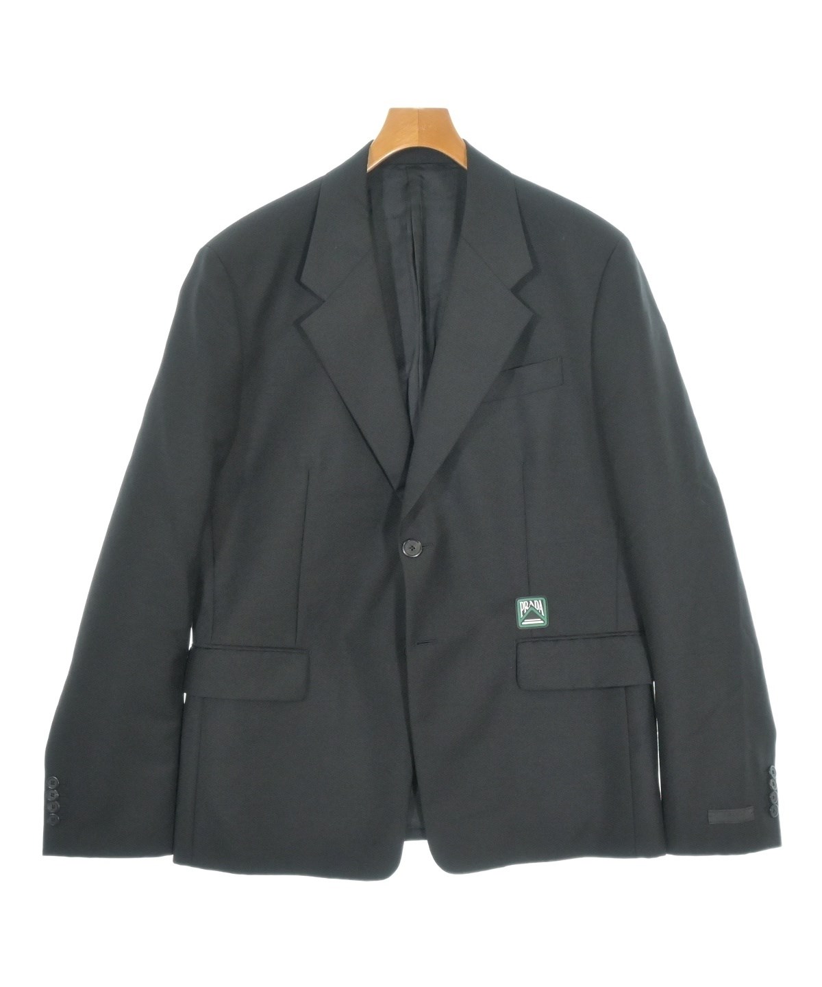 PRADA（プラダ）テーラードジャケット 黒 サイズ:54(XXL位) メンズ 