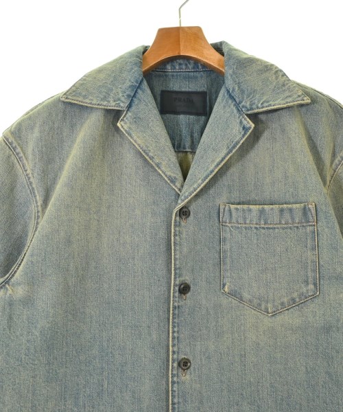 PRADA（プラダ）カジュアルシャツ 青 サイズ:XS メンズ/2200700290260