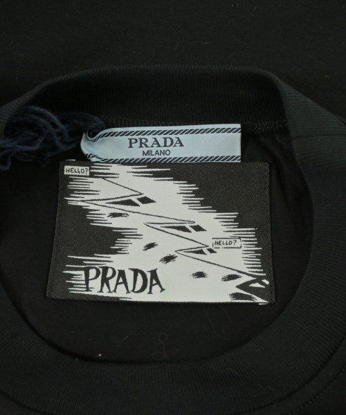 PRADA（プラダ）Tシャツ・カットソー 黒 サイズ:S メンズ/2200701419028