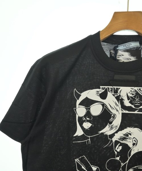 PRADA（プラダ）Tシャツ・カットソー 黒 サイズ:S メンズ/2200701419028