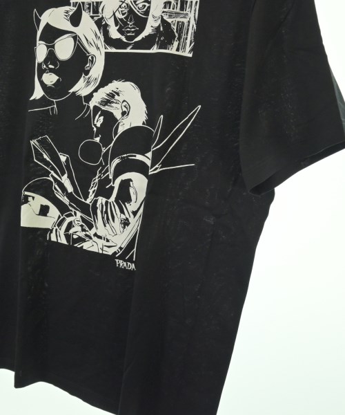 PRADA（プラダ）Tシャツ・カットソー 黒 サイズ:S メンズ/2200701419028