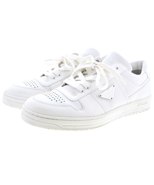 PRADA(プラダ)スニーカー 白 サイズ:6(25cm位)/2200701528348
