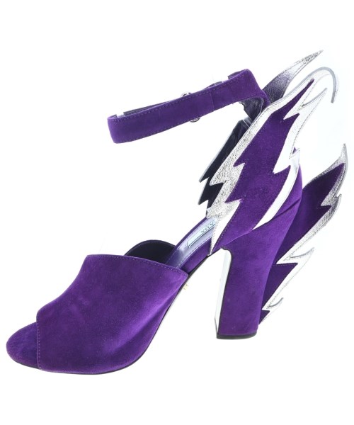 PRADA（プラダ）サンダル 紫 サイズ:EU37 1/2(24cm位) レディース/2200701682231