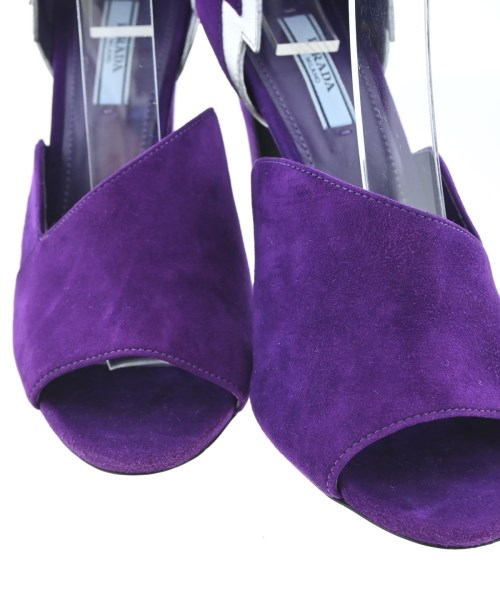 PRADA（プラダ）サンダル 紫 サイズ:EU37 1/2(24cm位) レディース/2200701682231