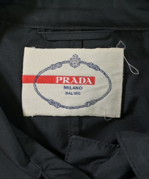 PRADA（プラダ）ステンカラーコート 黒 サイズ:40(M位) レディース/2200701861018