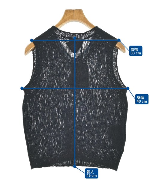 PRADA（プラダ）ベスト 紺 サイズ:38(S位) レディース/2200701610050