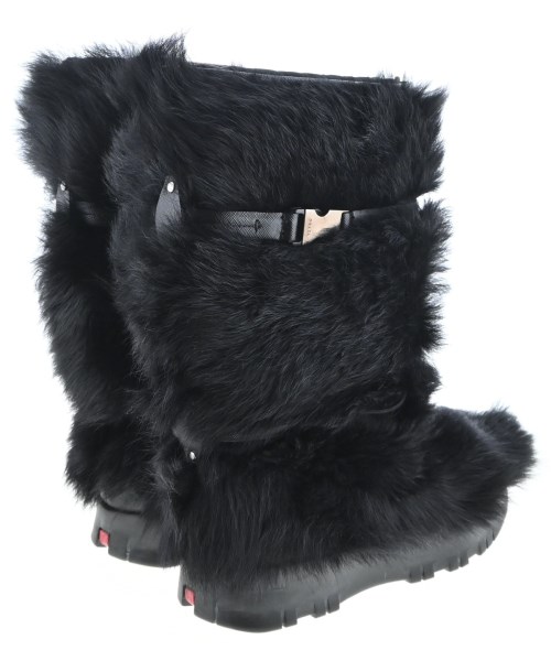 PRADA（プラダ）ブーツ 黒 サイズ:EU38 1/2(25cm位) レディース/2200701939014