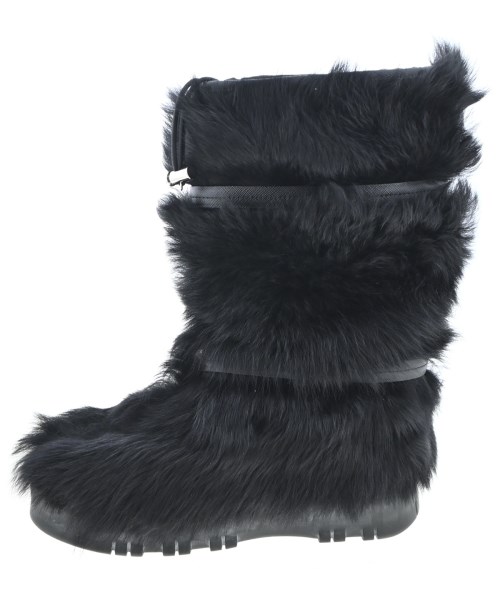 PRADA（プラダ）ブーツ 黒 サイズ:EU38 1/2(25cm位) レディース/2200701939014