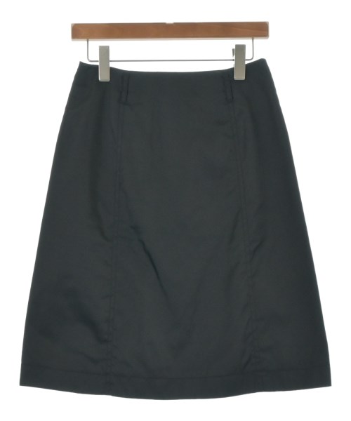 PRADA（プラダ）ひざ丈スカート 黒 サイズ:40(M位) レディース/2200655056171