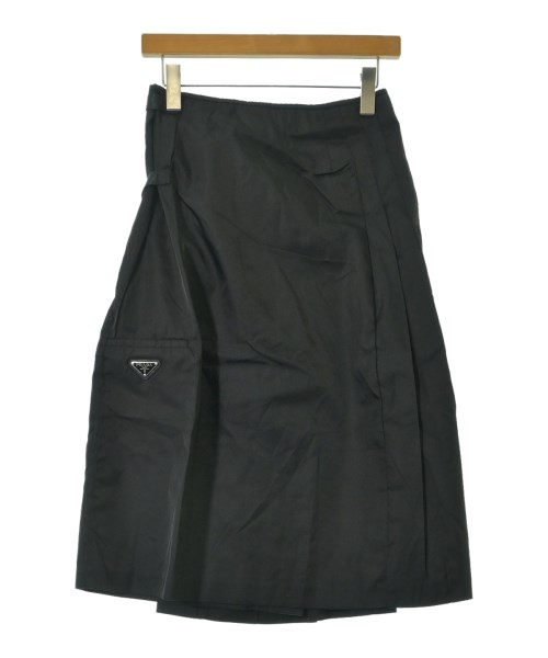 PRADA（プラダ）ひざ丈スカート 黒 サイズ:38(S位) レディース/2200655353065