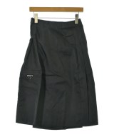 PRADA（プラダ）ひざ丈スカート 黒 サイズ:38(S位) レディース/2200655353065