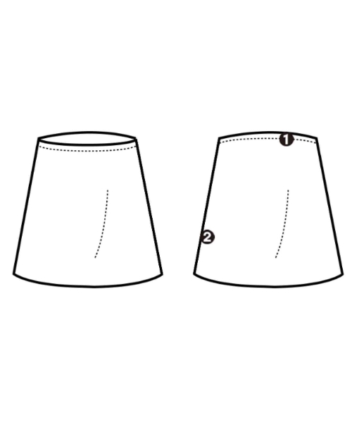 PRADA（プラダ）ひざ丈スカート 黒 サイズ:-(XS位) レディース/2200655353072