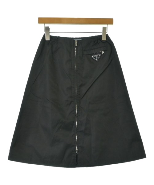 PRADA(プラダ)ひざ丈スカート 黒 サイズ:-(XS位)/2200655353072