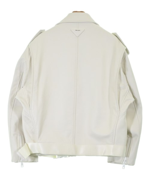 PRADA（プラダ）ライダース 白 サイズ:40(M位) レディース/2200655616023