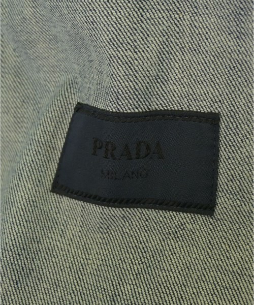 PRADA（プラダ）デニムジャケット 青 サイズ:S メンズ/2200641565076