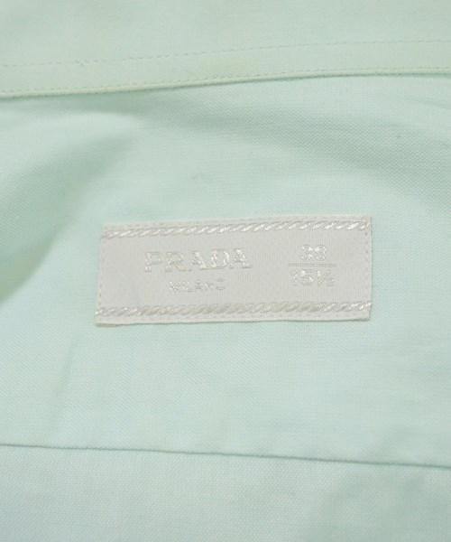 PRADA（プラダ）ドレスシャツ 青 サイズ:39(M位) メンズ/2200641565090