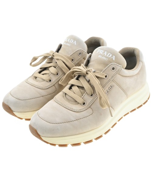 PRADA(プラダ)スニーカー ベージュ サイズ:UK7(25.5cm位)/2200656217021