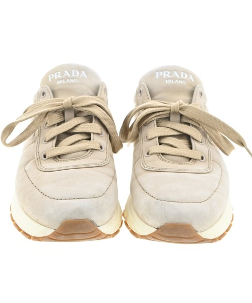 PRADA（プラダ）スニーカー ベージュ サイズ:UK7(25.5cm位) メンズ/2200656217021