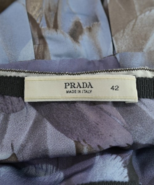 PRADA（プラダ）ひざ丈スカート 茶 サイズ:42(M位) レディース/2200655720041