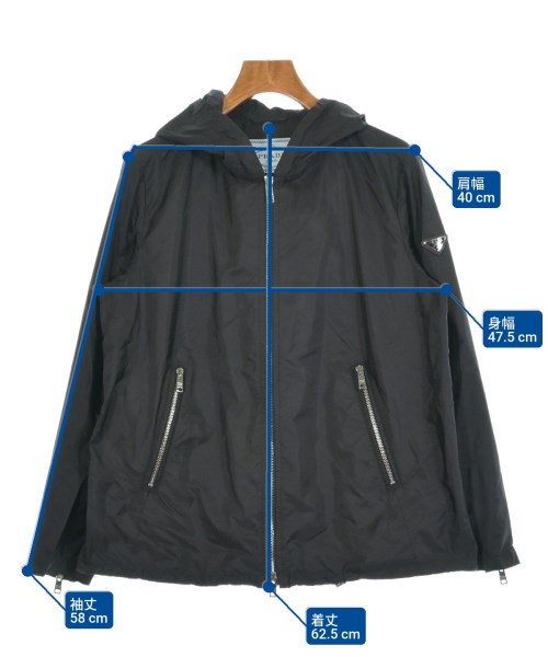 PRADA（プラダ）マウンテンパーカー 黒 サイズ:44(L位) レディース/2200656940059