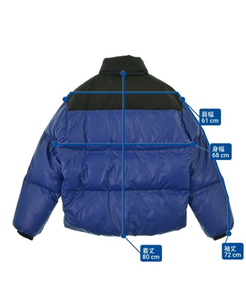 PRADA（プラダ）ダウンジャケット/ダウンベスト 青 サイズ:M メンズ/2200647288016