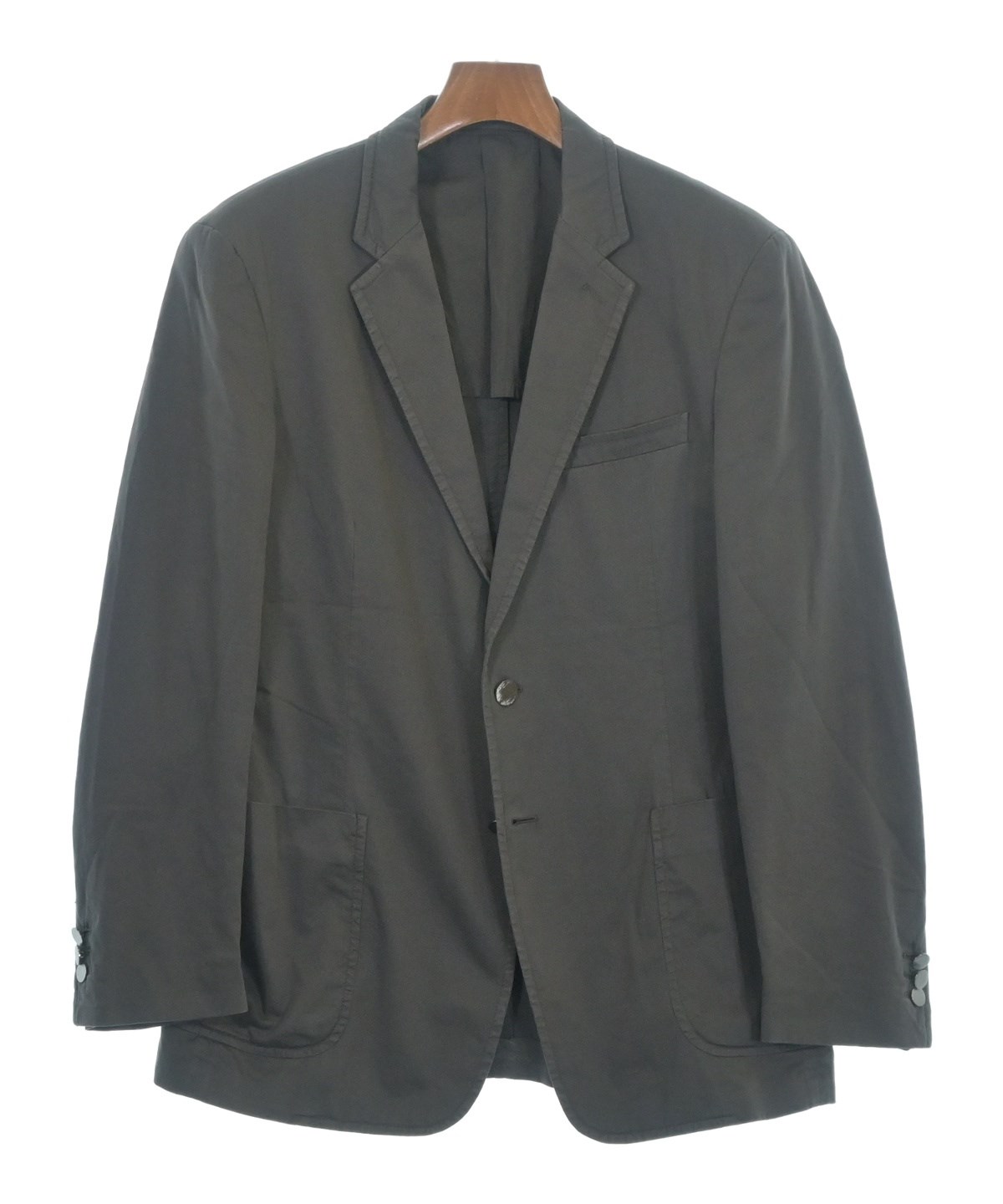 PRADA（プラダ）テーラードジャケット グレー サイズ:50(XL位) メンズ