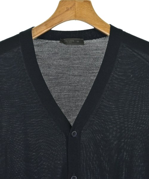 PRADA（プラダ）カーディガン 紺 サイズ:50(XL位) メンズ/2200657193010