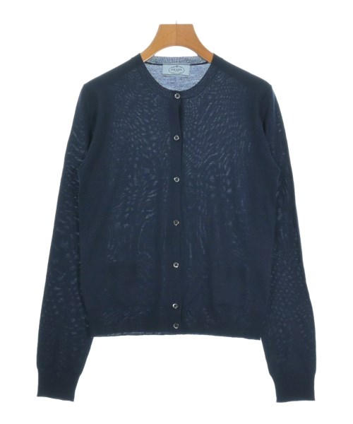 PRADA(プラダ)カーディガン 紺 サイズ:40(M位)/2200657209117
