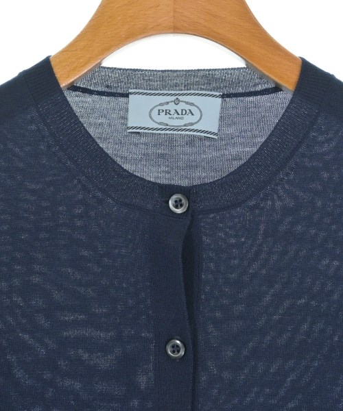 PRADA（プラダ）カーディガン 紺 サイズ:40(M位) レディース/2200657209117