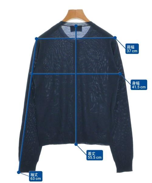 PRADA（プラダ）カーディガン 紺 サイズ:40(M位) レディース/2200657209117