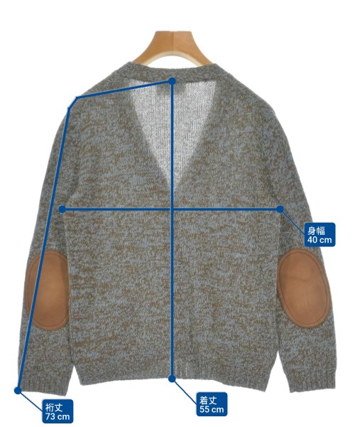 PRADA（プラダ）カーディガン 茶 サイズ:42(M位) レディース/2200657609030