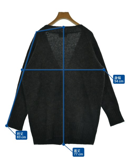 PRADA（プラダ）カーディガン グレー サイズ:38(S位) レディース/2200657631024